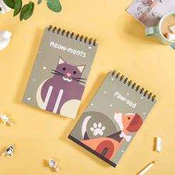 Furry Friends Spiralbound Planner Set Of 2