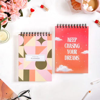 Chasing Dreams Undated Planner Set Of 2