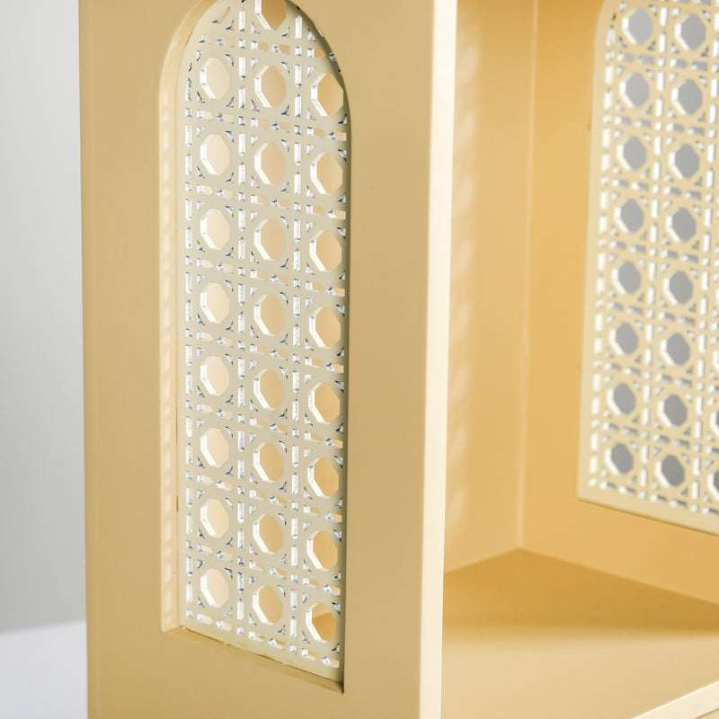 Pooja Mandir For Home And Office Beige Medium 30x17x42cm