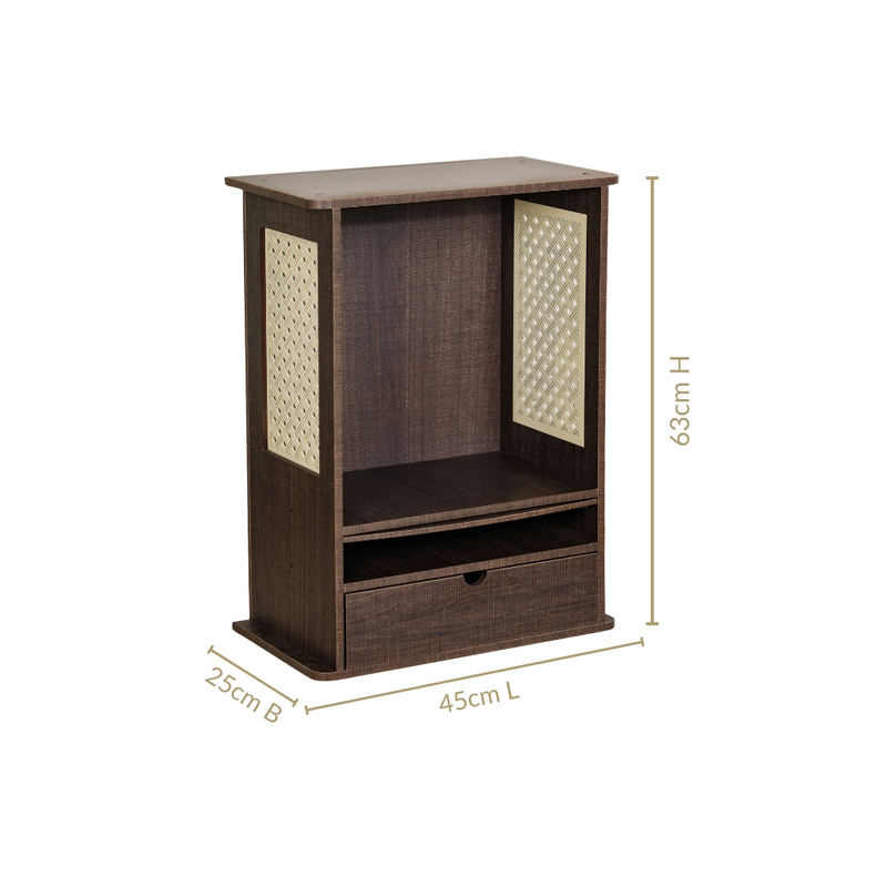 Pooja Mandir For Home And Office Large 45x25x65cm