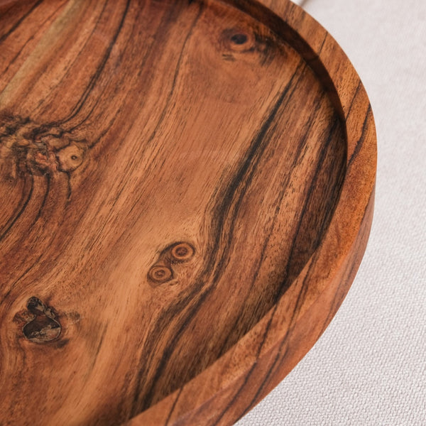 Wooden Sofa Serving Tray