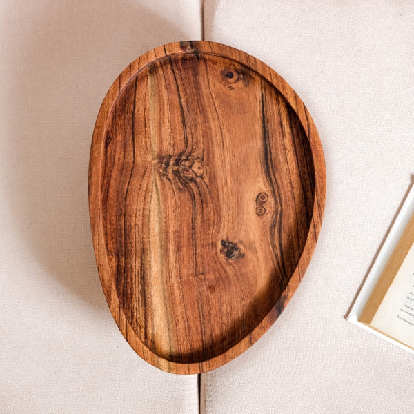 Wooden Sofa Serving Tray