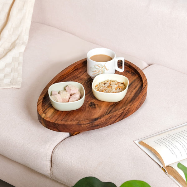 Portable Wooden Serving Table