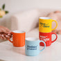 Positive Aura Vibrant Stackable Mugs Set Of 4 280ml