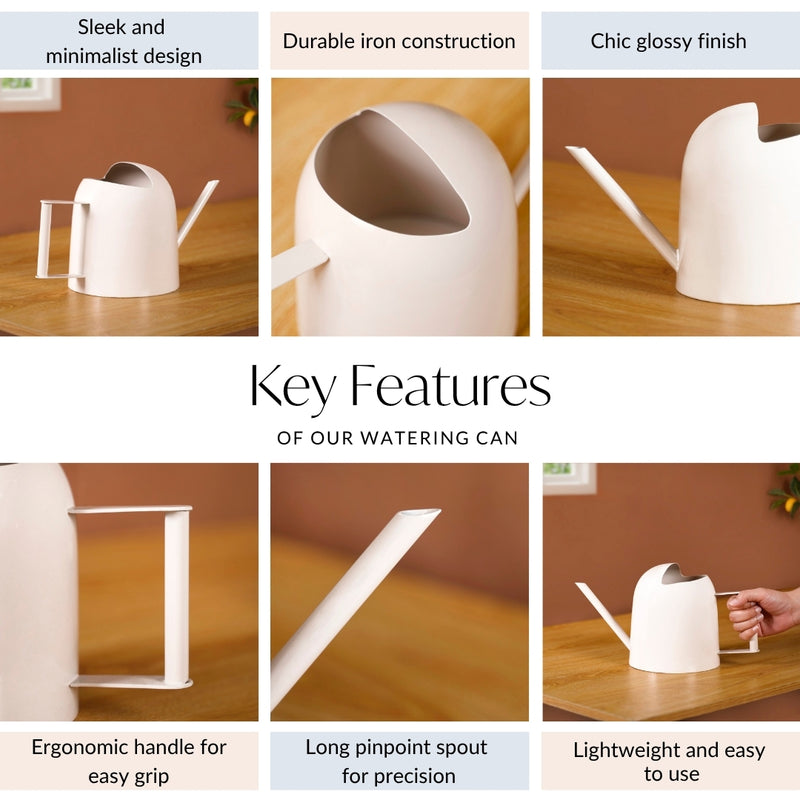 Pourtia Compact Metal Watering Can Shell