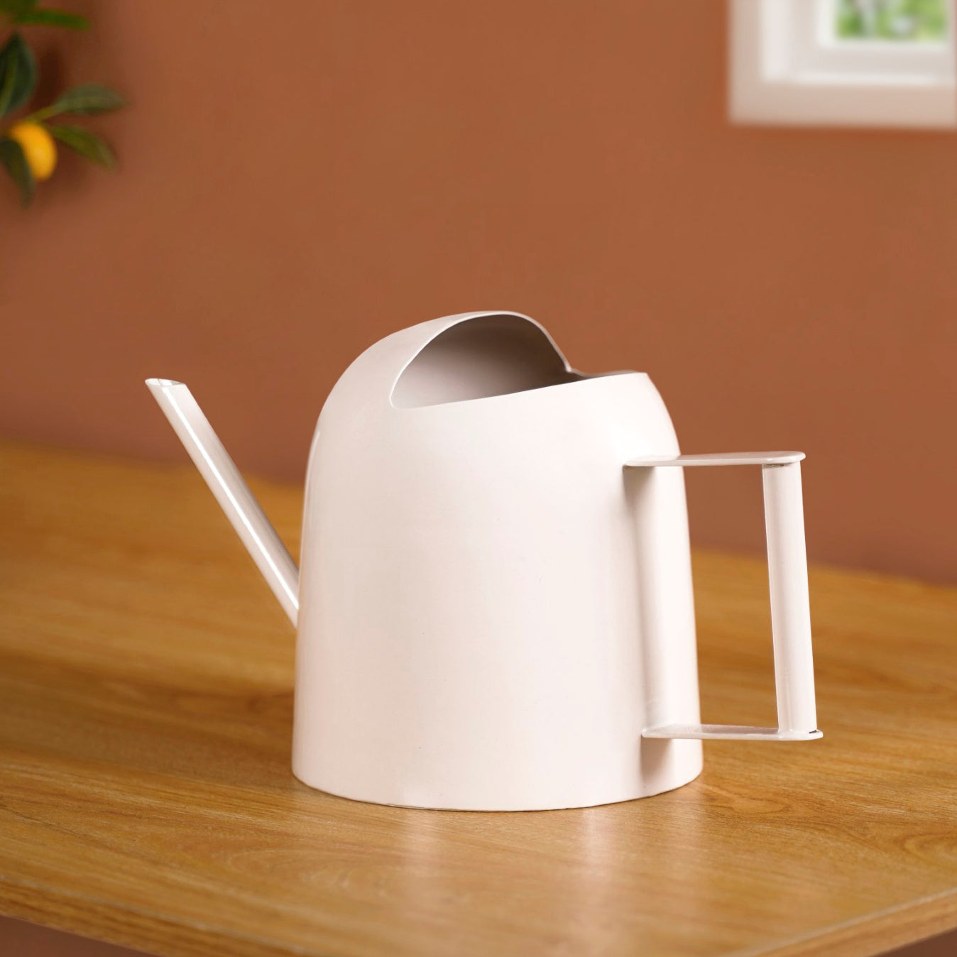 Plant Watering Can With Glossy Metal Finish Shell