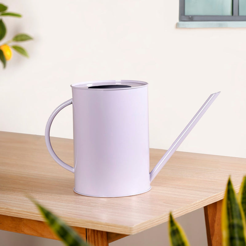 Glossy Finish Metal Watering Can Purple