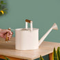 Pourtia Metal Plant Watering Can With Dual Wooden Handle