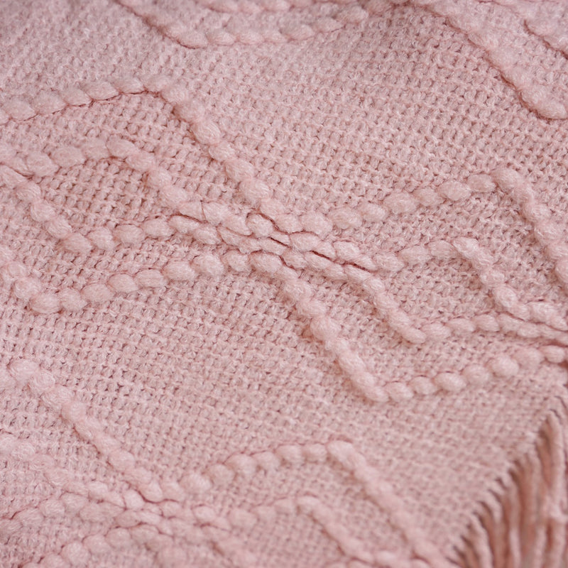 Powder Pink Comfort Throw