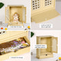 Prarthana Wooden Puja Mandir For Home And Office 33x17x43cm
