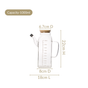Premium Borosilicate Glass Oil Pot with Bamboo Lid 1000ml