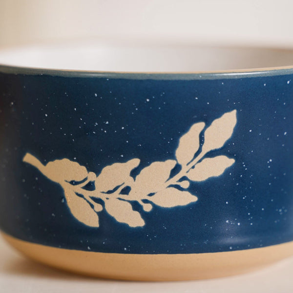 Spring Leaf Ceramic Snack Bowl Set Of 4 180ml