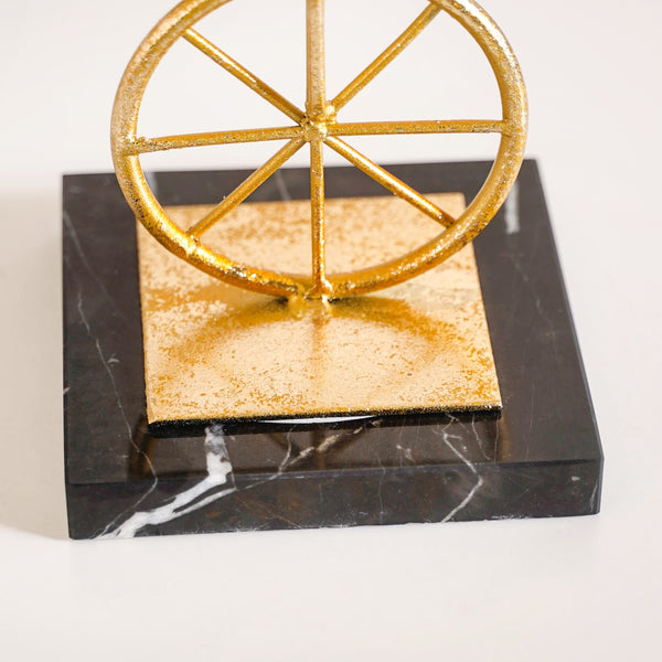 Premium Tabletop Unicycle Elephant Figurine