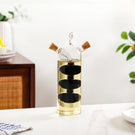 Borosilicate Cruet Bottle For Olive Oil And Balsamic Vinegar