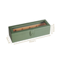 Premium Velvet Lined Watch Organiser Sage Green