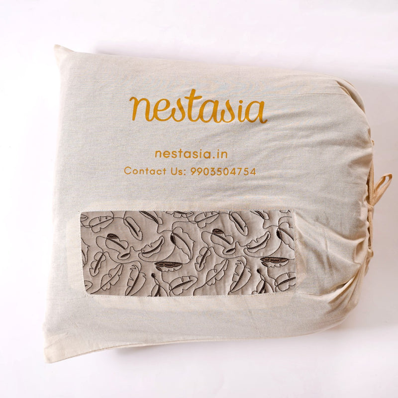 Premium King Size Bed Cover Beige