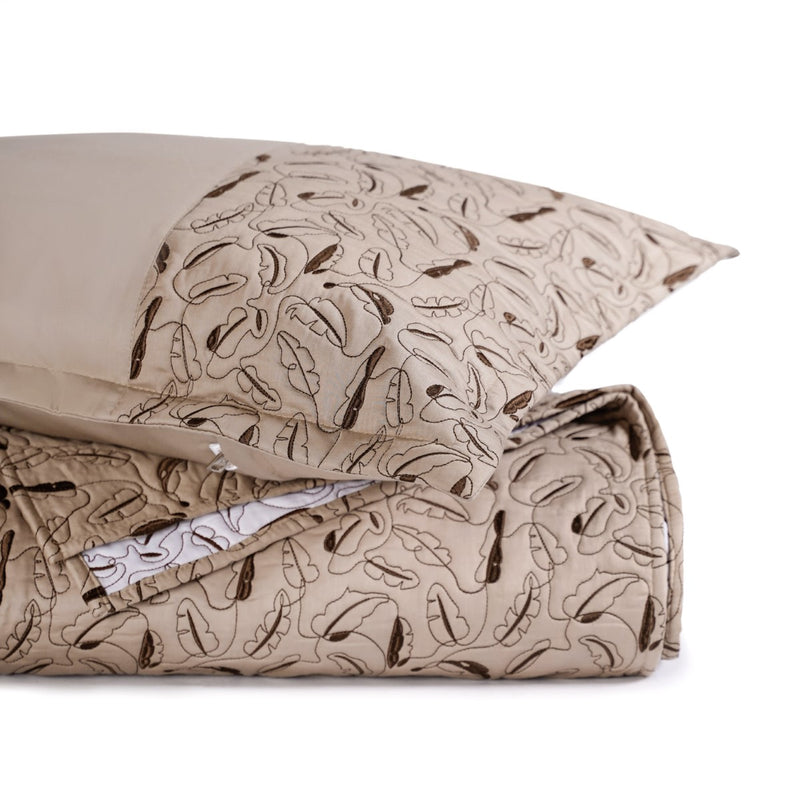 Premium King Size Bed Cover Beige