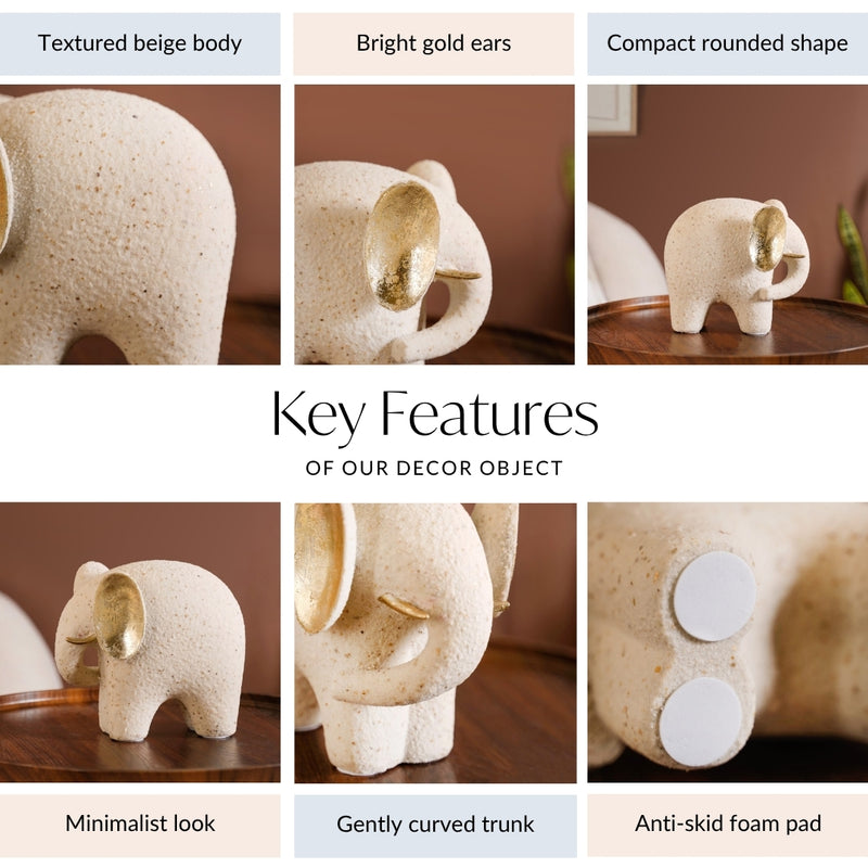 Premium Tabletop Elephant Figure