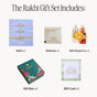 Pressed Petal Trio Rakhi Gift Set