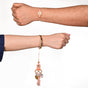 Pretty Peach Rakhi Lumba Set