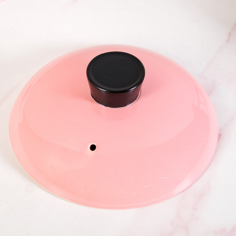 Pretty Pink Ceramic Cooking Pot 3300ml