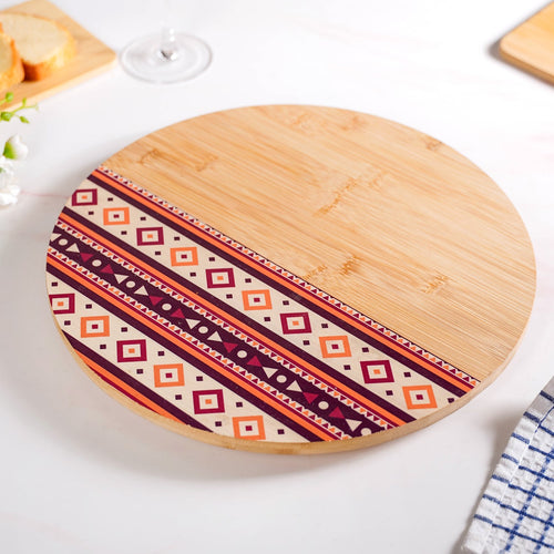 Printed Lazy Susan Serving Platter