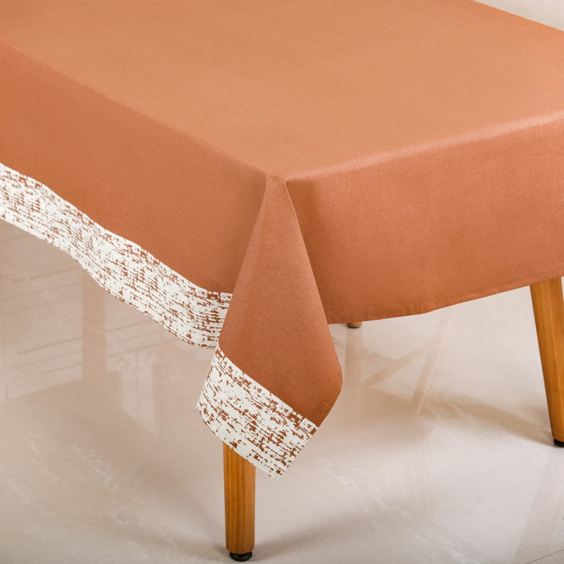 Mocha Fern 6 Seater Table Cloth 203x152cm