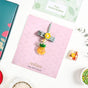 Puffy Pineapple Girl Rakhi Hamper Set Of 3 With Box And Card