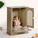 Puja Mandir With Doors 33x17x43cm