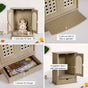 Puja Mandir With Doors 33x17x43cm