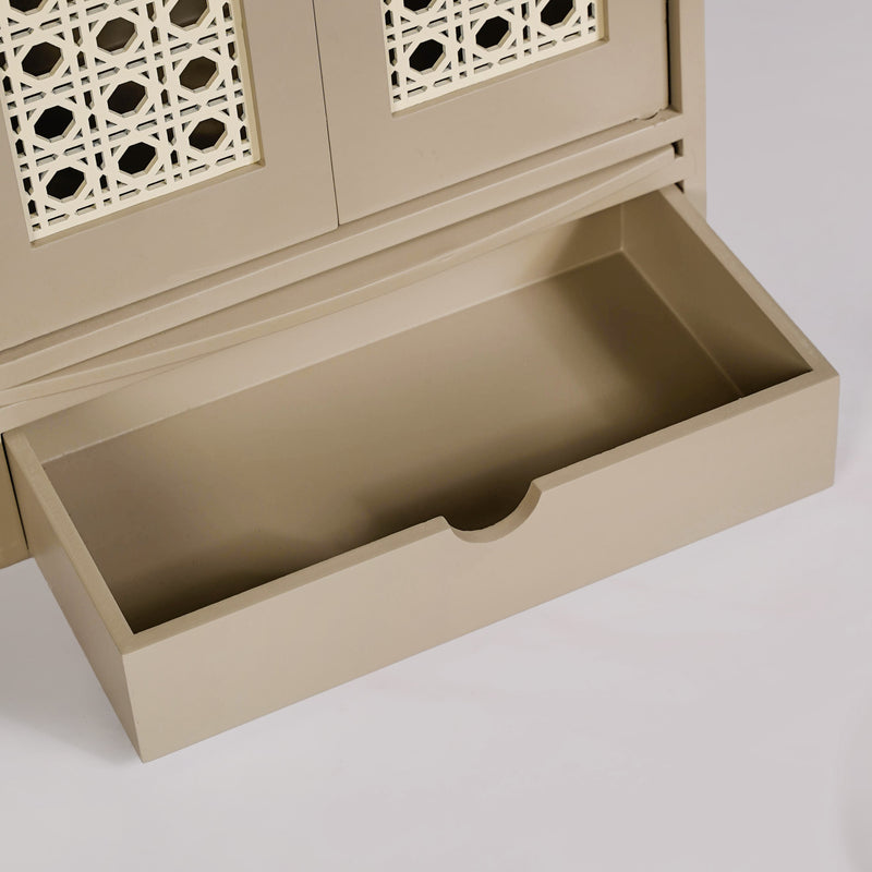 Puja Mandir With Doors 33x17x43cm