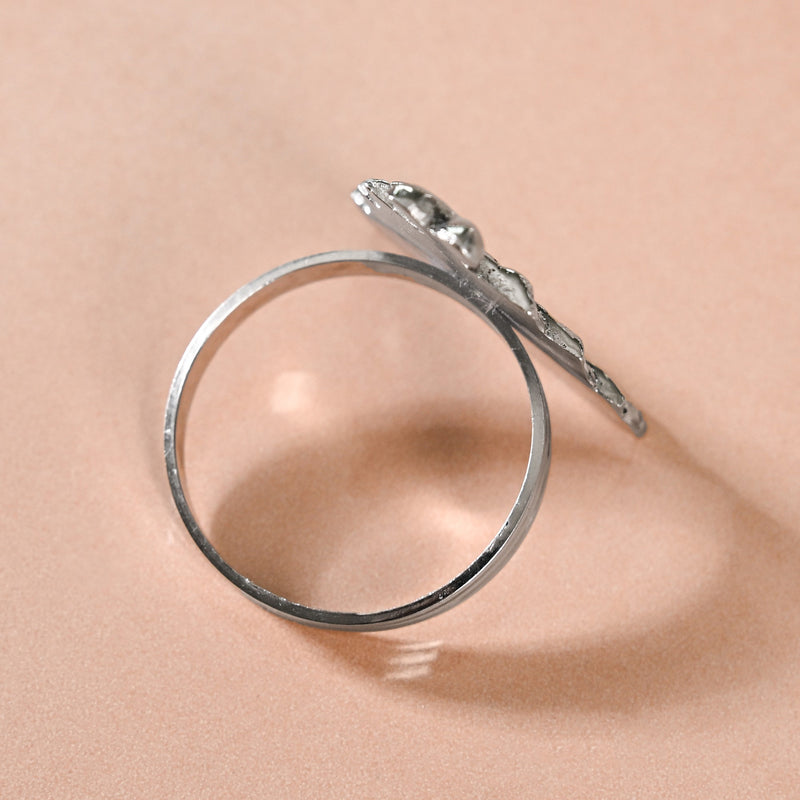 Pure Brass Cake Napkin Ring With Silver Polish Set Of 6