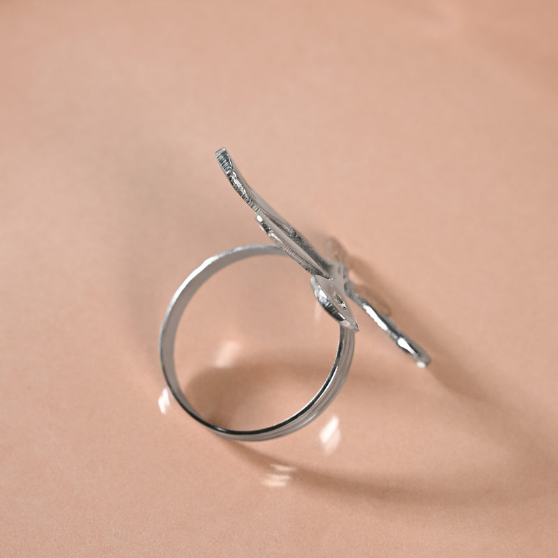 Pure Brass Cutlery Napkin Ring With Silver Polish Set Of 6