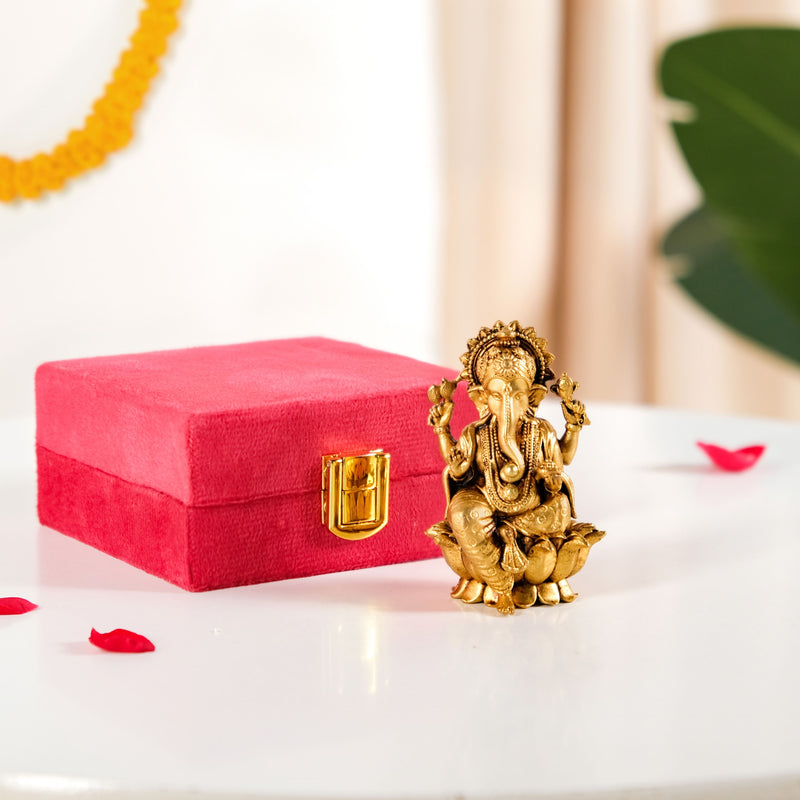 Pure Brass Ganesh Murti