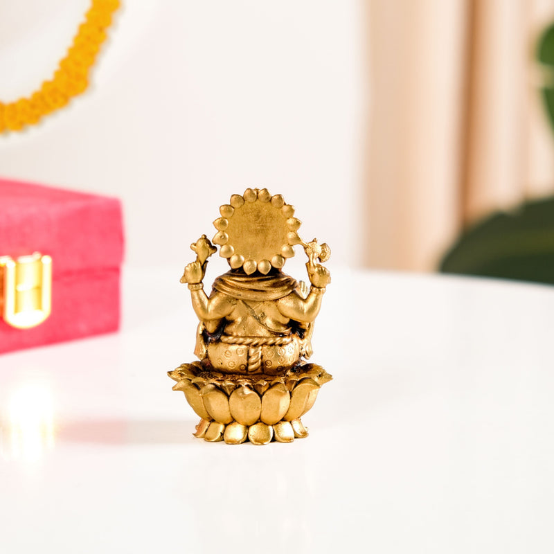 Pure Brass Ganesh Murti
