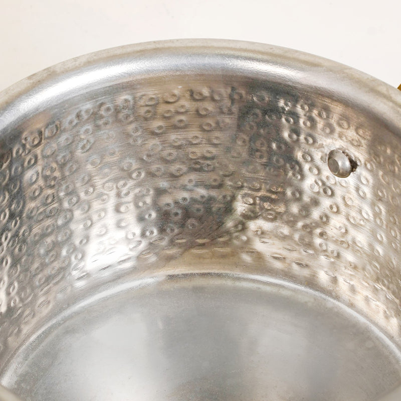 Pure Brass Hammered Saucepan With Inner Tin Coating 1200ml