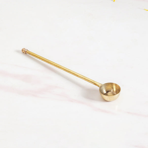 Pure Brass Havan Kund With Handles Spoon And Tongs