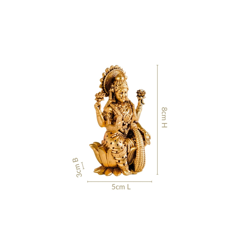 Pure Brass Lakshmi Murti