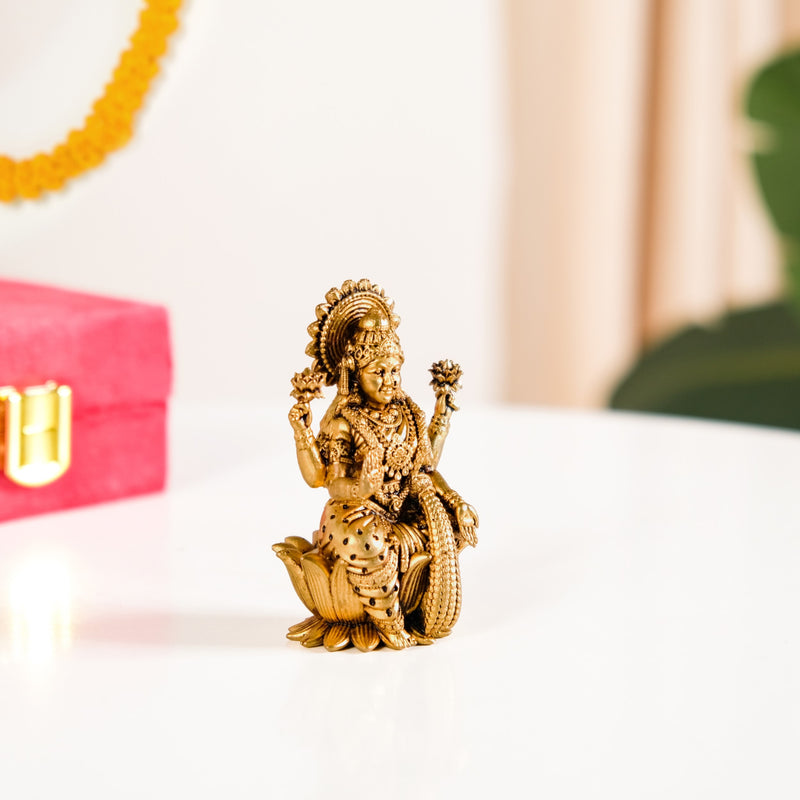 Pure Brass Lakshmi Murti
