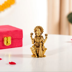 Pure Brass Lakshmi Murti