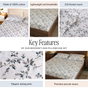 Pure Cotton Frostbloom King Size Bedsheet Set 275x275cm