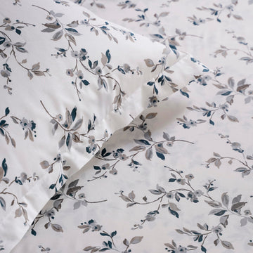 Pure Cotton Frostbloom King Size Bedsheet Set 275x275cm