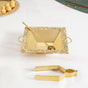Pure Brass Havan Kund With Handles Spoon And Tong