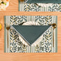 Pure Cotton Sacramento Green Table Napkin Set Of 6