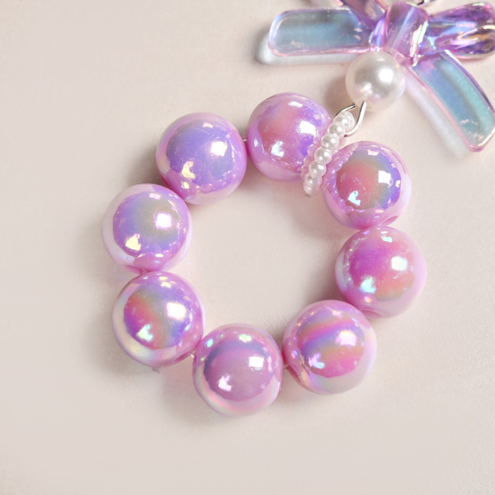 Purple Paradise Hoop Keychain Online - Premium Keychain | Nestasia