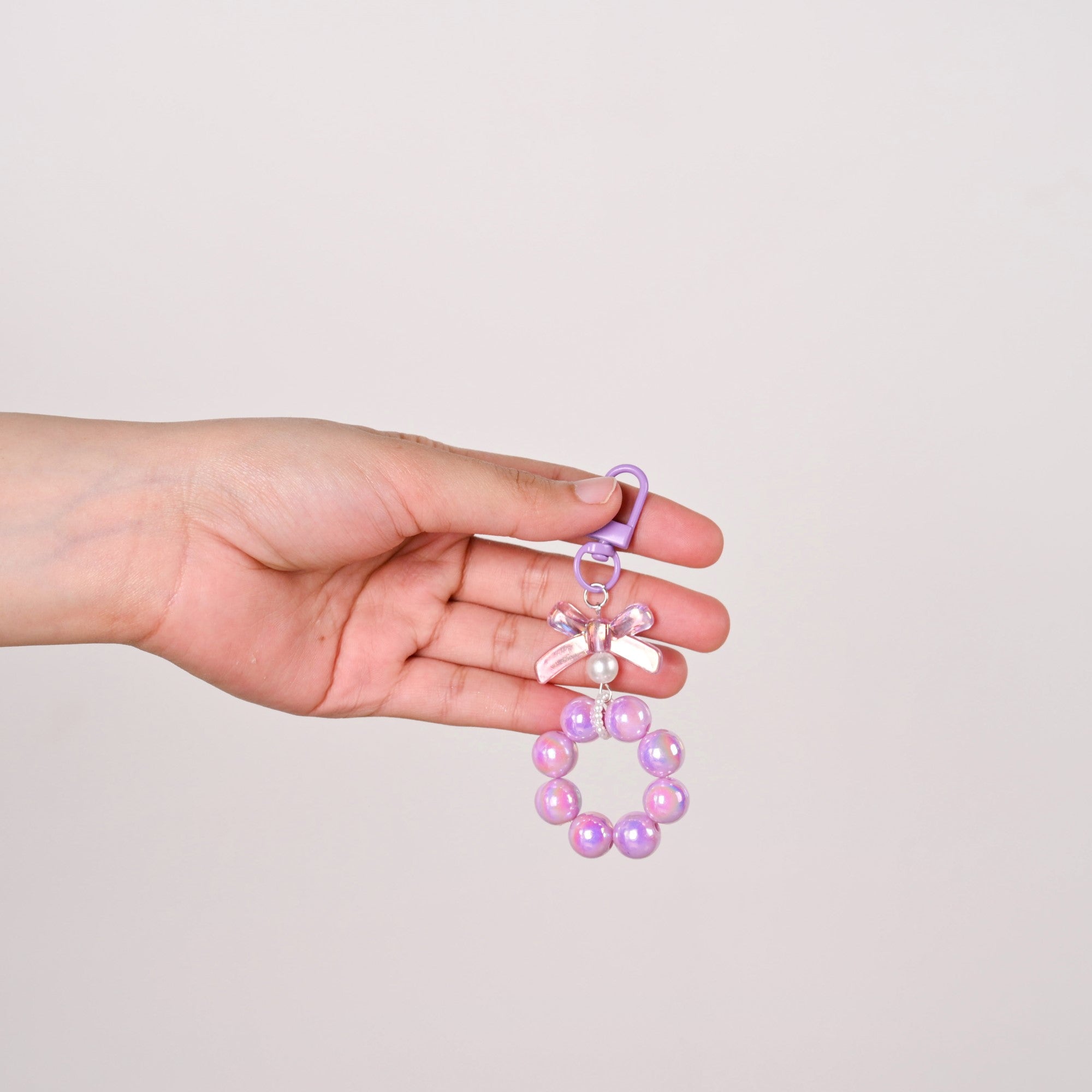 Purple Paradise Hoop Keychain Online - Premium Keychain | Nestasia