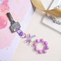 Purple Paradise Hoop Keychain