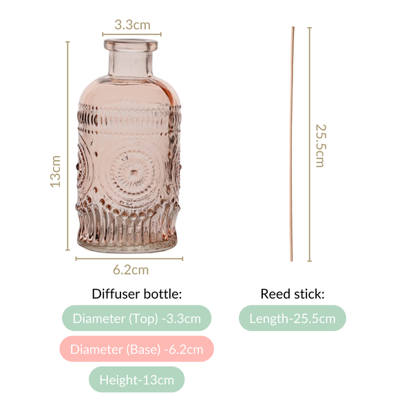 Rosewood Haven Fragrance Jar And Reed Diffuser Gift Set Of 3