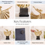 Ballet Dancer Home Decor Statue Gold