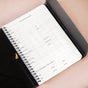 Sustainable Quadrata Pattern Vintage Style Notebook